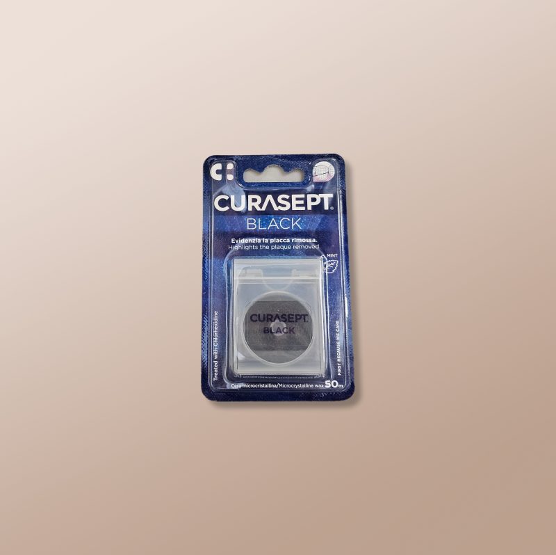 Curasept - Black Dental Floss 50m