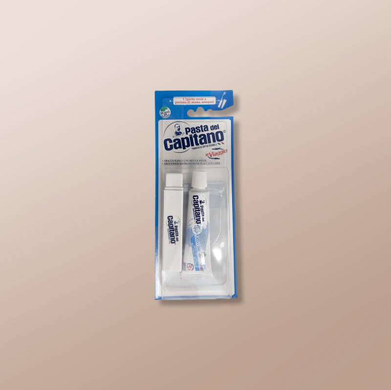 Pasta Del Capitano - Travel Size Toothbrush + Toothpaste 25ml
