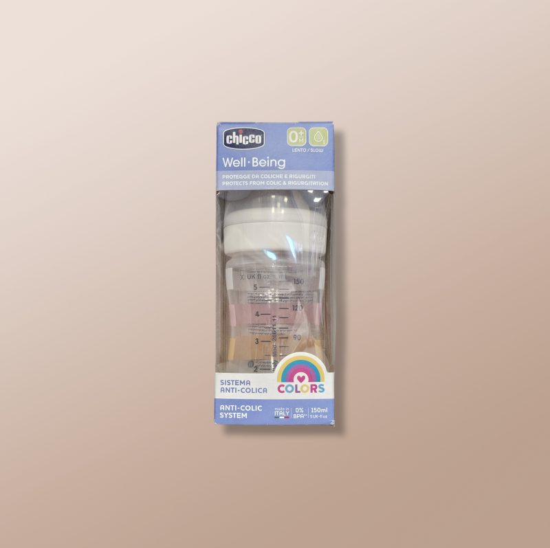 Chicco - Well Being Plastic Feeding Bottle 0m+150ml