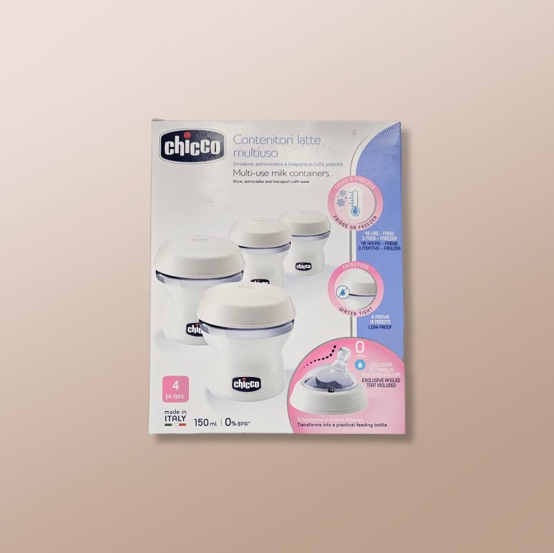 Chicco - Multi-use Milk Containers 4x150ml