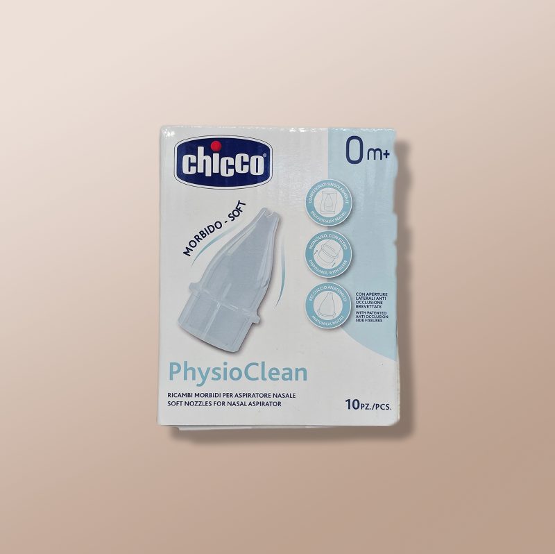 Chicco - Physioclean Soft Nozzles For Nasal Aspirator 10pcs