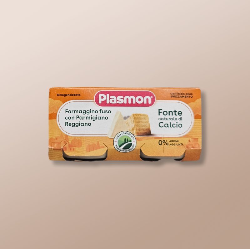 Plasmon - Formaggino Fuso Con Parmigiano Reggiana 6m+ 2x80gr